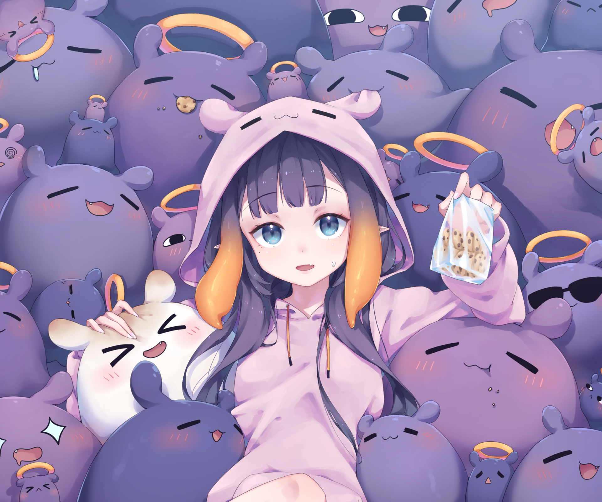 Download Hololive Ninomae Ina'nis Anime Virtual Youtuber HD Wallpaper