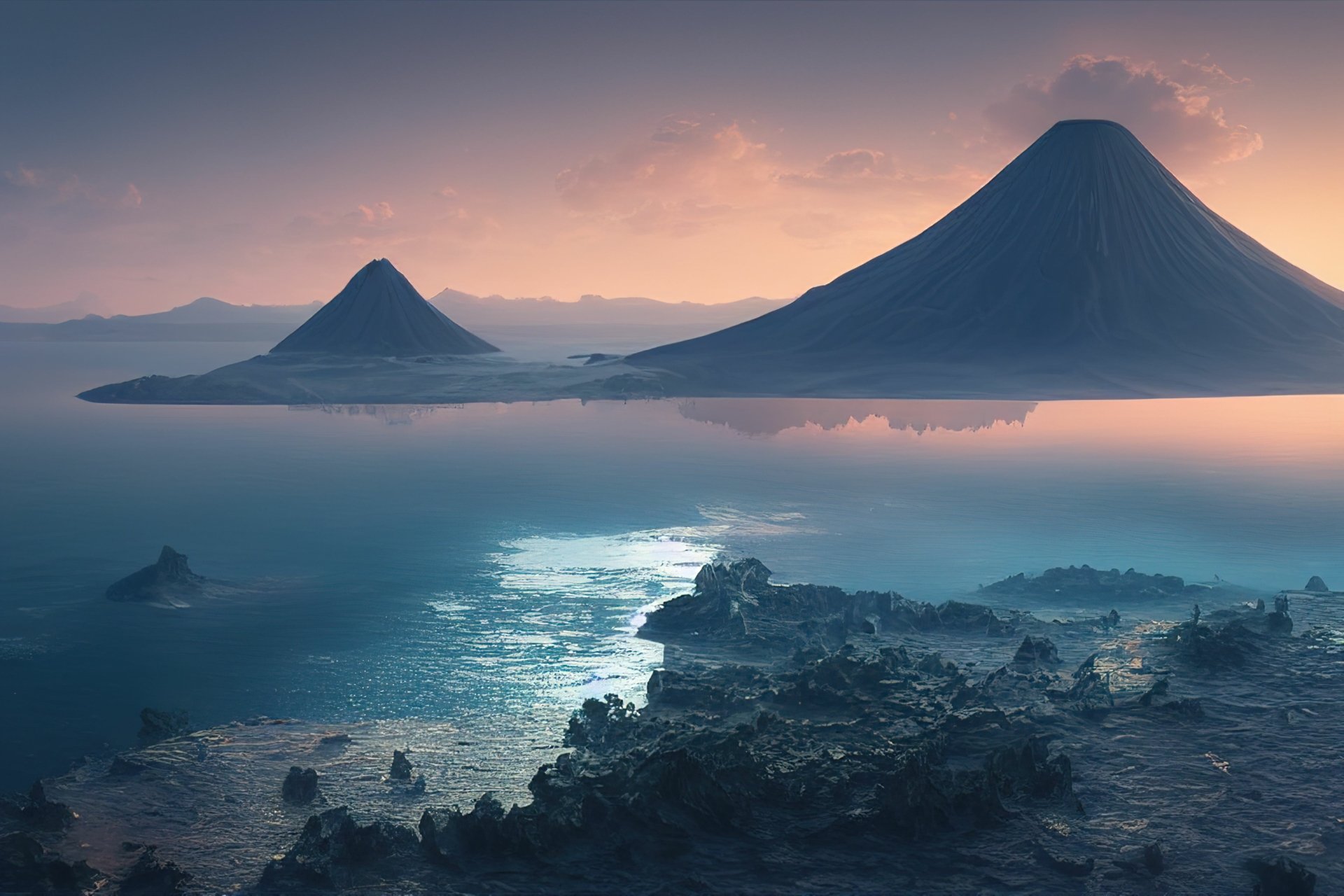 Download AI Art Water Sea Nature Ocean 4k Ultra HD Wallpaper