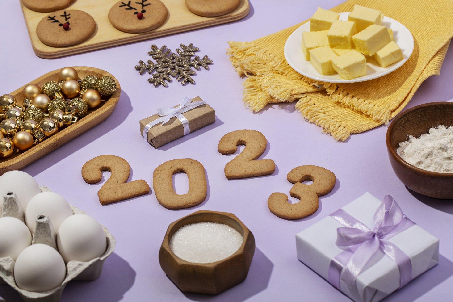 Download Holiday New Year 2023 4k Ultra HD Wallpaper