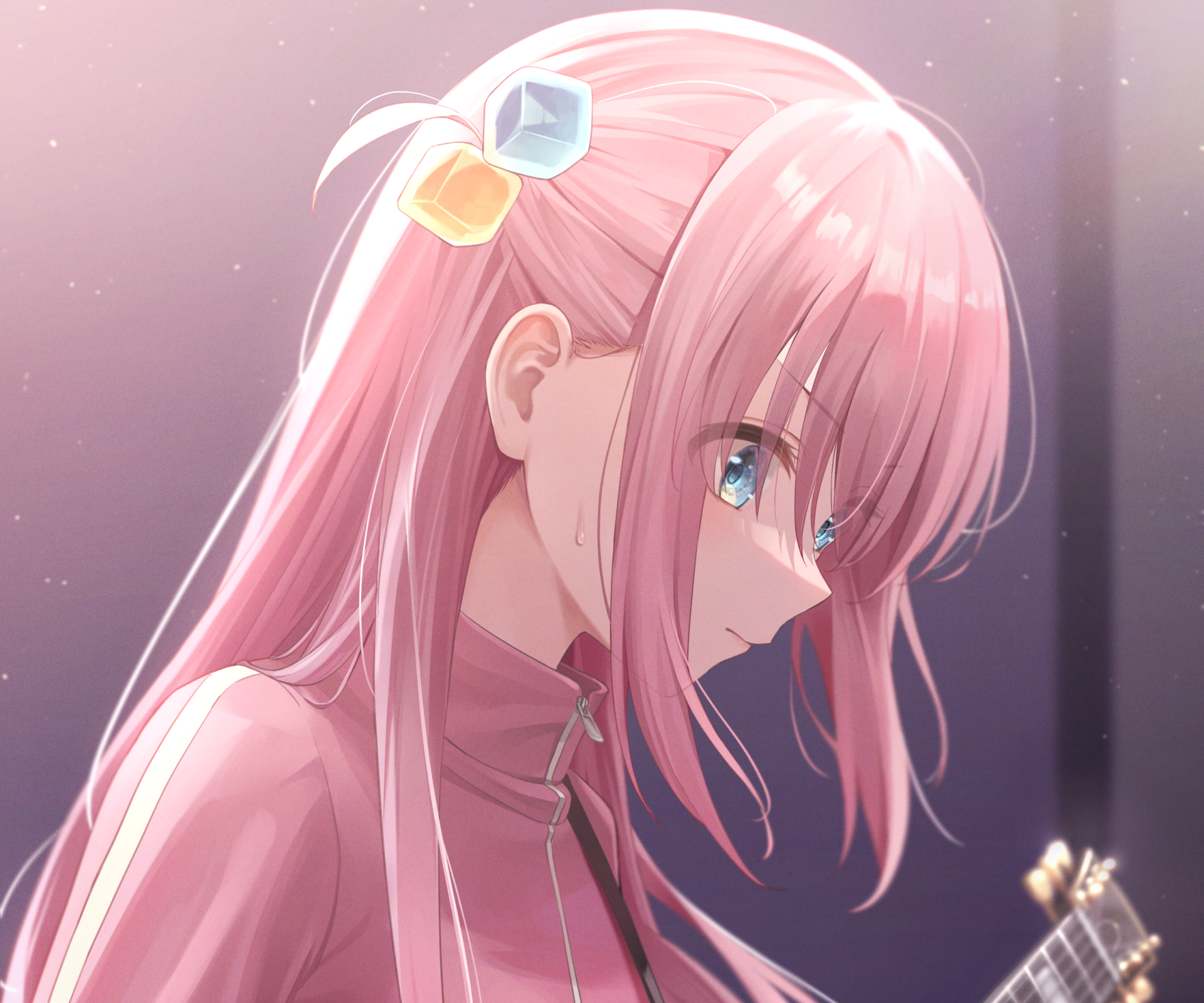 Download Hitori Gotou Anime Bocchi The Rock! HD Wallpaper by fujizarashi