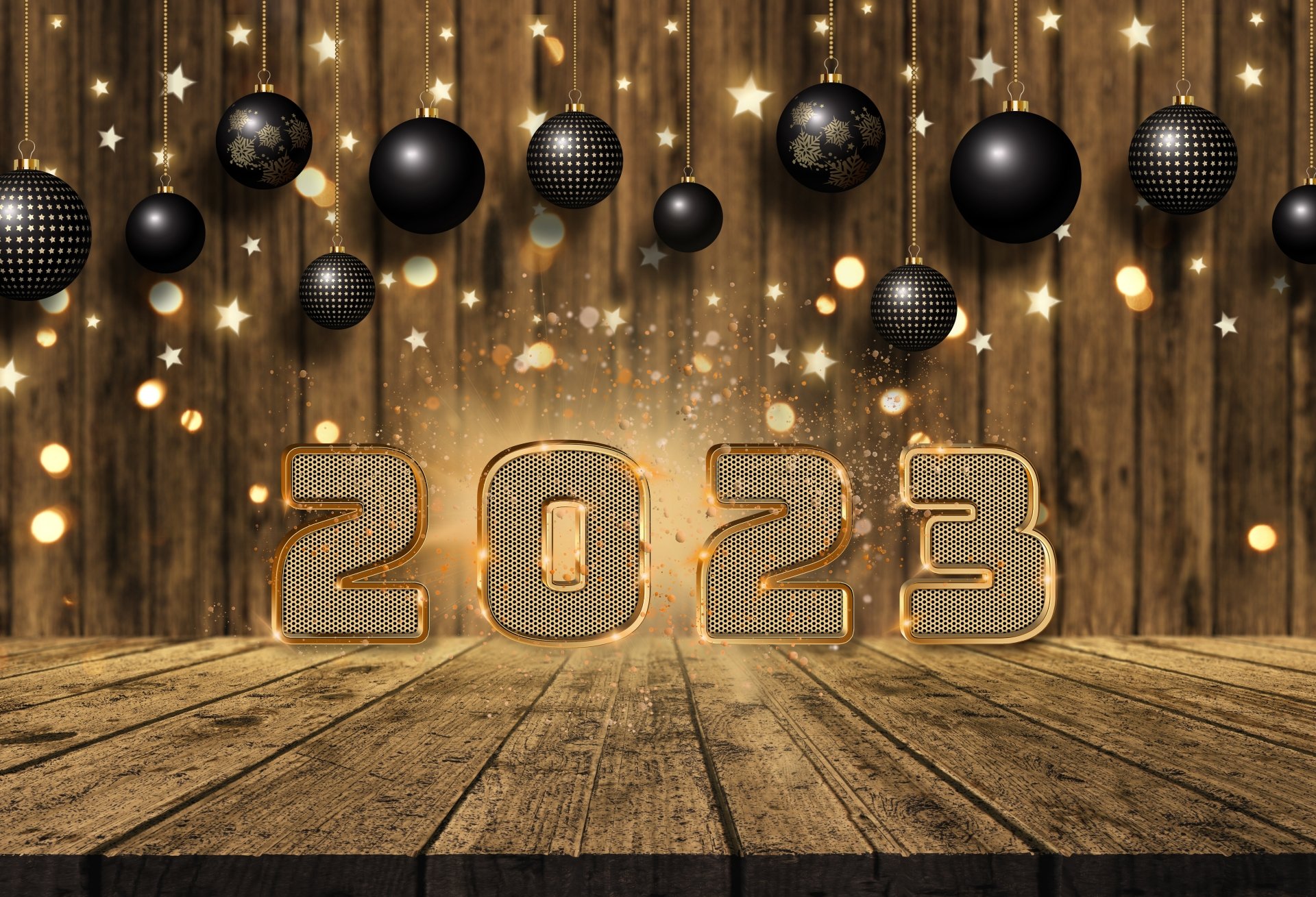Download Holiday New Year 2023 4k Ultra HD Wallpaper | 5868x4000