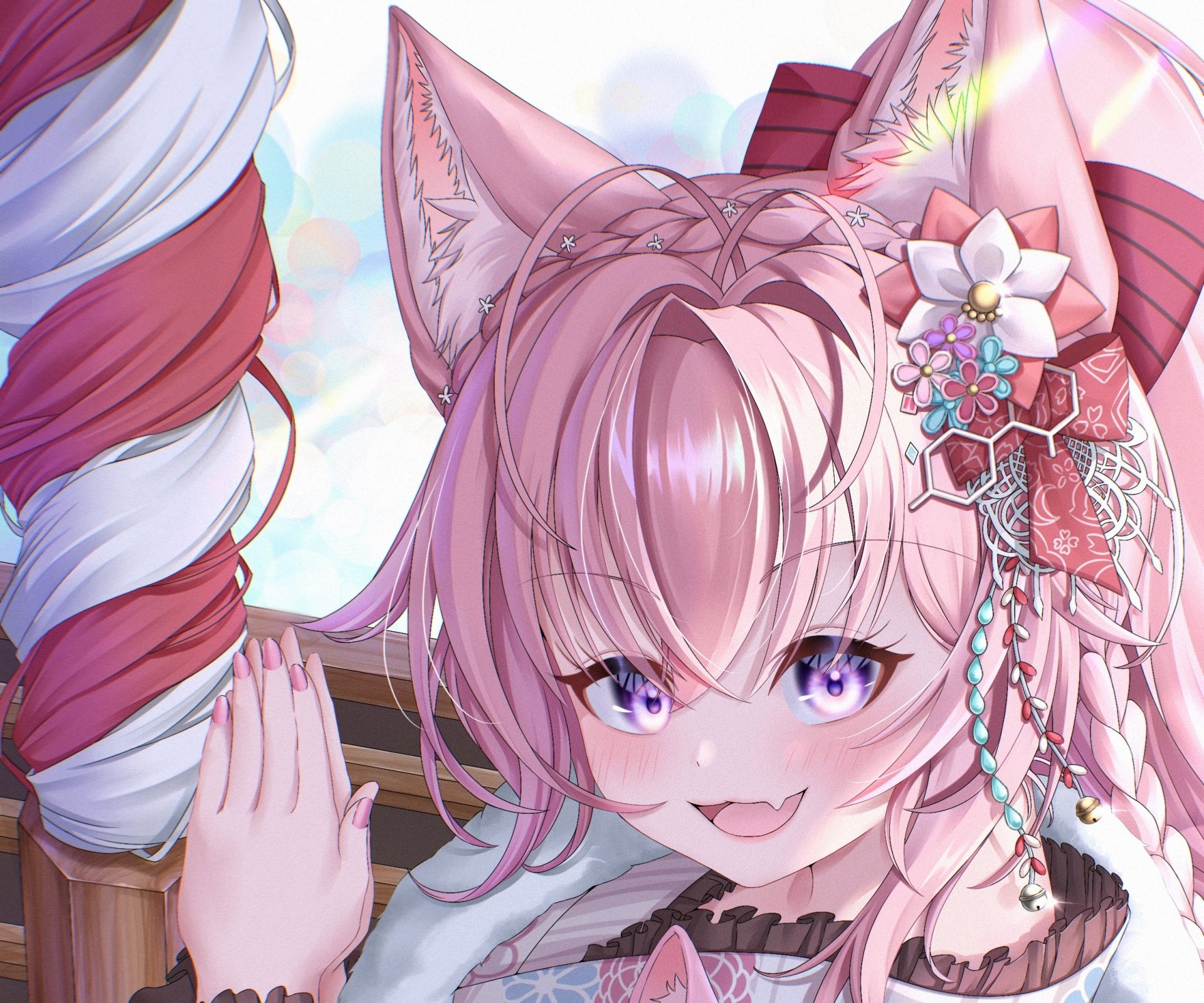 Download Hakui Koyori Anime Virtual Youtuber HD Wallpaper by 89式