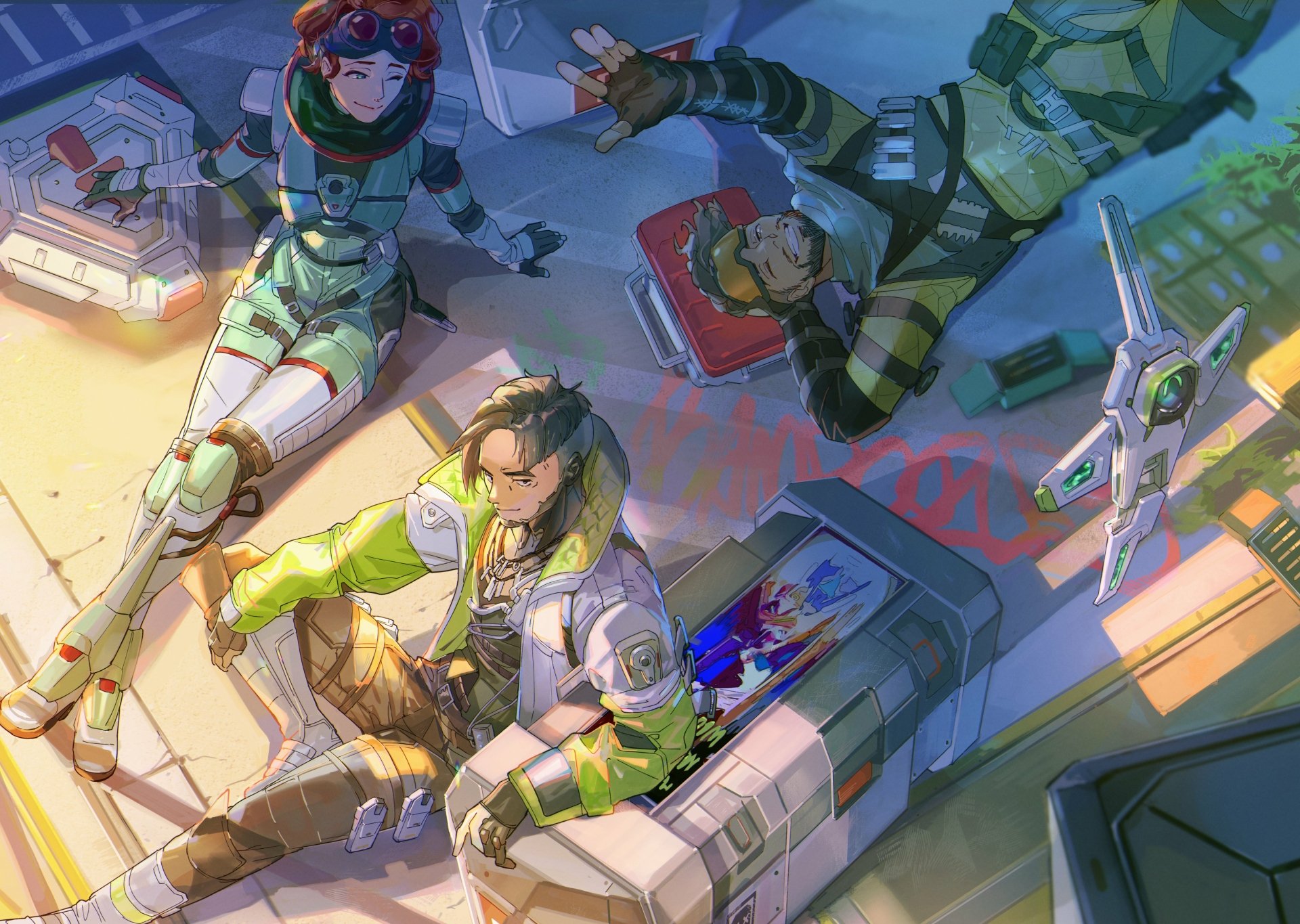 Download Mirage (Apex Legends) Horizon (Apex Legends) Crypto (Apex Legends) Video Game Apex Legends 4k Ultra HD Wallpaper