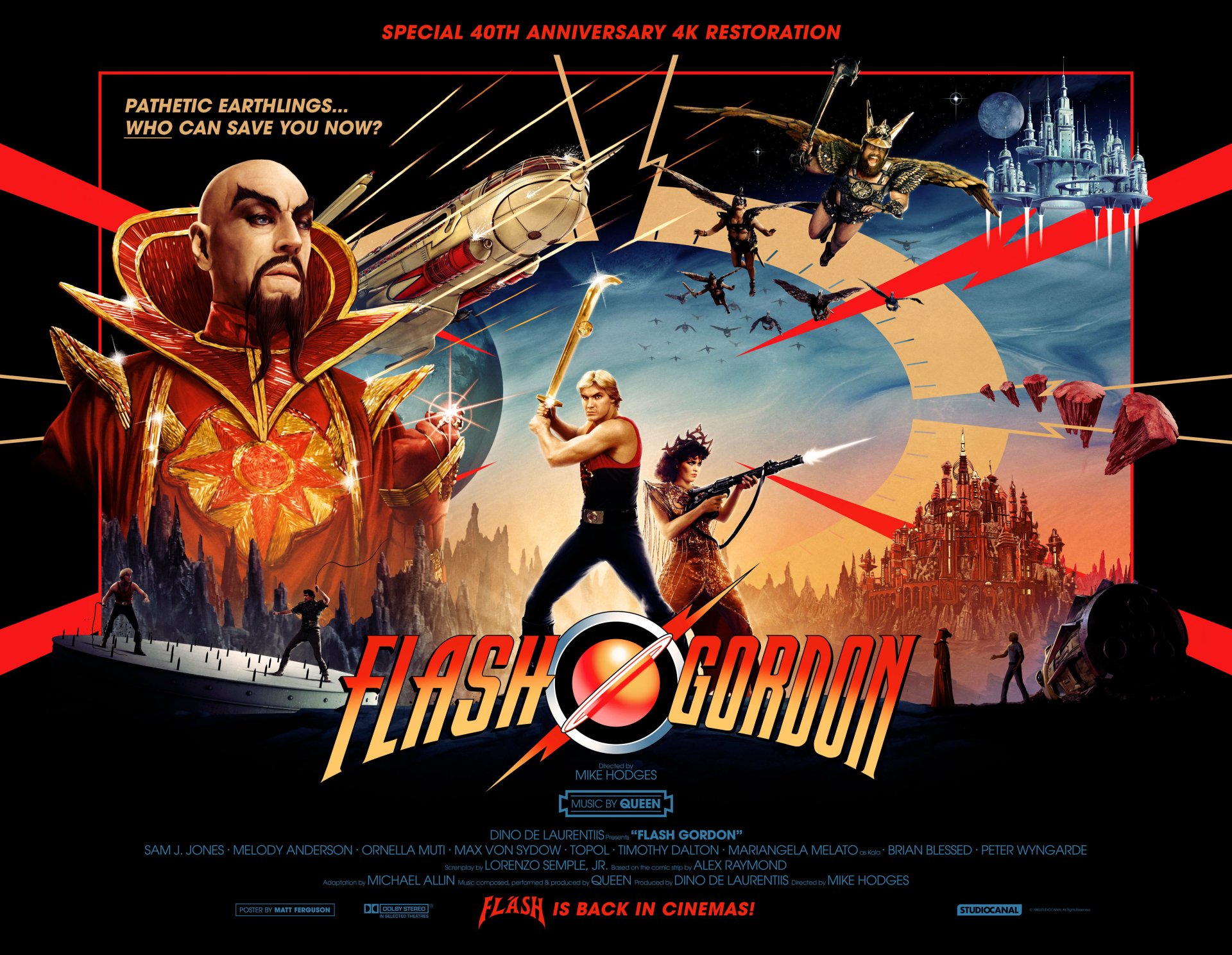 Download Movie Flash Gordon 4k Ultra HD Wallpaper