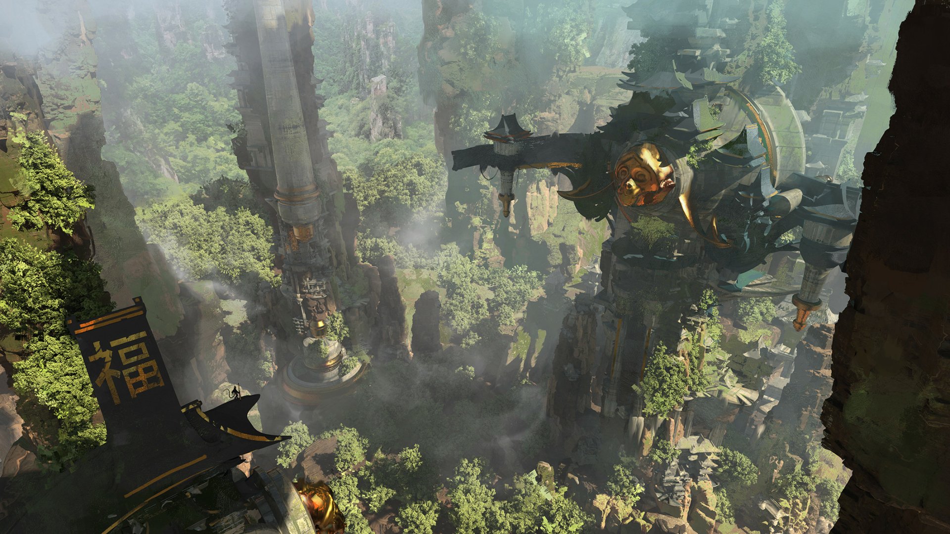 Download Fantasy Temple HD Wallpaper by Sebastian Luca | 2120x1192 ...