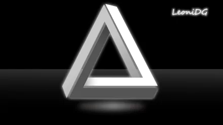  Penrose/ Triangulo iluminación blanca