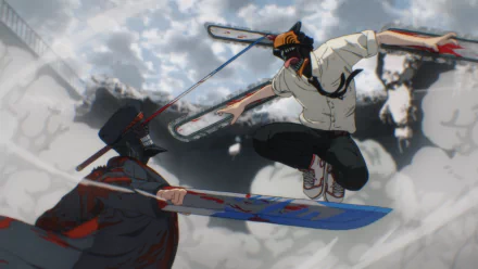  Denji vs Katana Man