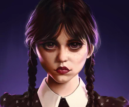  Wednesday Addams by Nguyen Tam