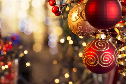 bauble holiday Christmas HD Desktop Wallpaper | Background Image