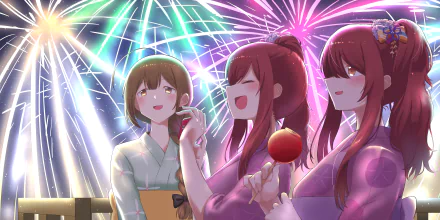 Chiyuki Kuwayama Tenka Osaki Amana Osaki Anime The iDOLM@STER: Shiny Colors HD Desktop Wallpaper | Background Image