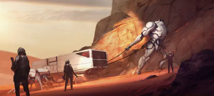 Sci Fi robot HD Desktop Wallpaper | Background Image