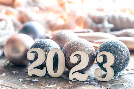 holiday New Year 2023 HD Desktop Wallpaper | Background Image
