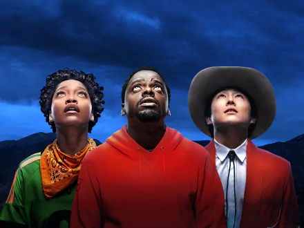 Keke Palmer Steven Yeun Daniel Kaluuya movie Nope HD Desktop Wallpaper | Background Image