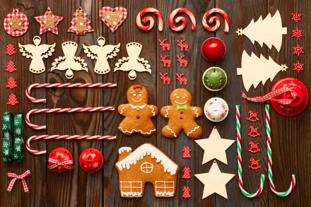 gingerbread food cookie HD Desktop Wallpaper | Background Image