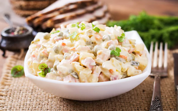 food salad HD Desktop Wallpaper | Background Image