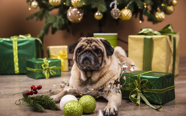 Animal pug HD Desktop Wallpaper | Background Image
