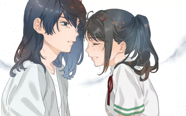 Suzume Iwato Souta Munakata Anime Suzume no Tojimari HD Desktop Wallpaper | Background Image