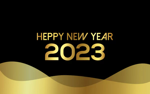 Happy New Year holiday New Year 2023 HD Desktop Wallpaper | Background Image