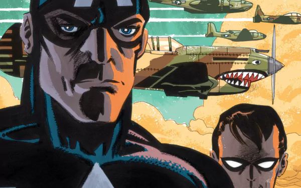 Comic Captain America: White HD Desktop Wallpaper | Background Image