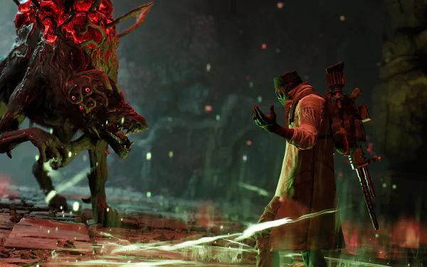 video game Remnant 2 boss fight HD Desktop Wallpaper | Background Image