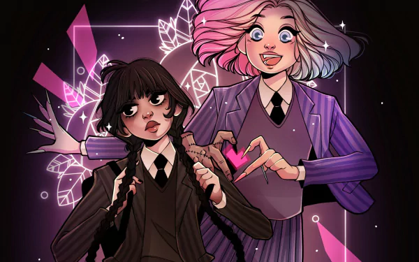  Wednesday Addams &amp; Enid Sinclair by Dorothea Busch