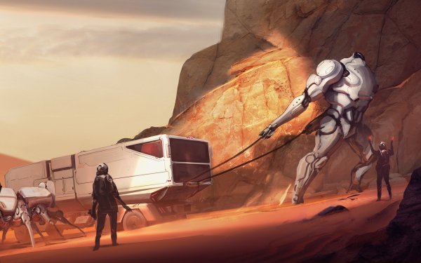 Sci Fi Robot HD Wallpaper | Background Image