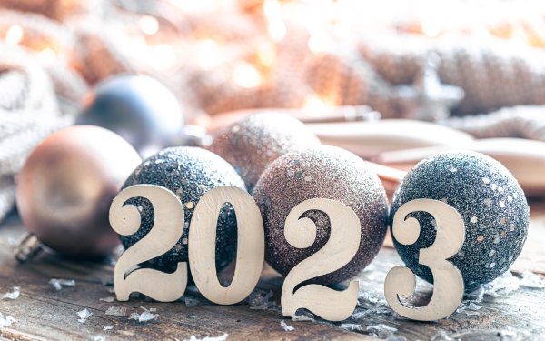 Holiday New Year 2023 HD Wallpaper | Background Image