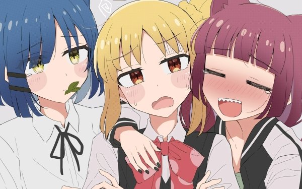 Anime Bocchi the Rock Ryou Yamada Nijika Ijichi Kikuri Hiroi HD Wallpaper | Background Image