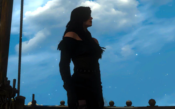  The Witcher 3 Yennefer With Sky