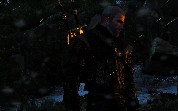  The Witcher 3 Geralt Under The Rain
