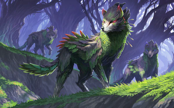 Majestic dragon soaring through a mystical fantasy landscape in vibrant HD desktop wallpaper.