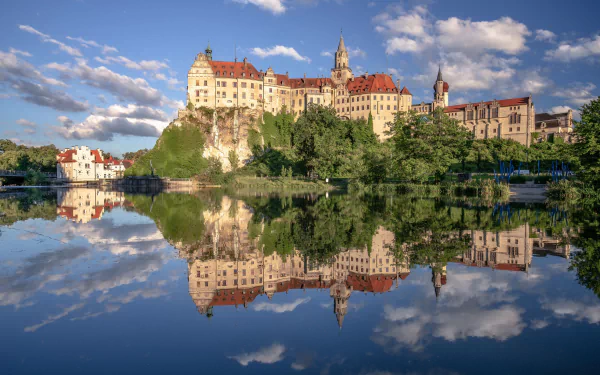 reflection Germany man made Sigmaringen Castle HD Desktop Wallpaper | Background Image