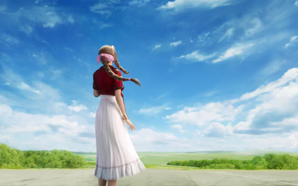 Aerith Gainsborough video game Final Fantasy VII Remake HD Desktop Wallpaper | Background Image