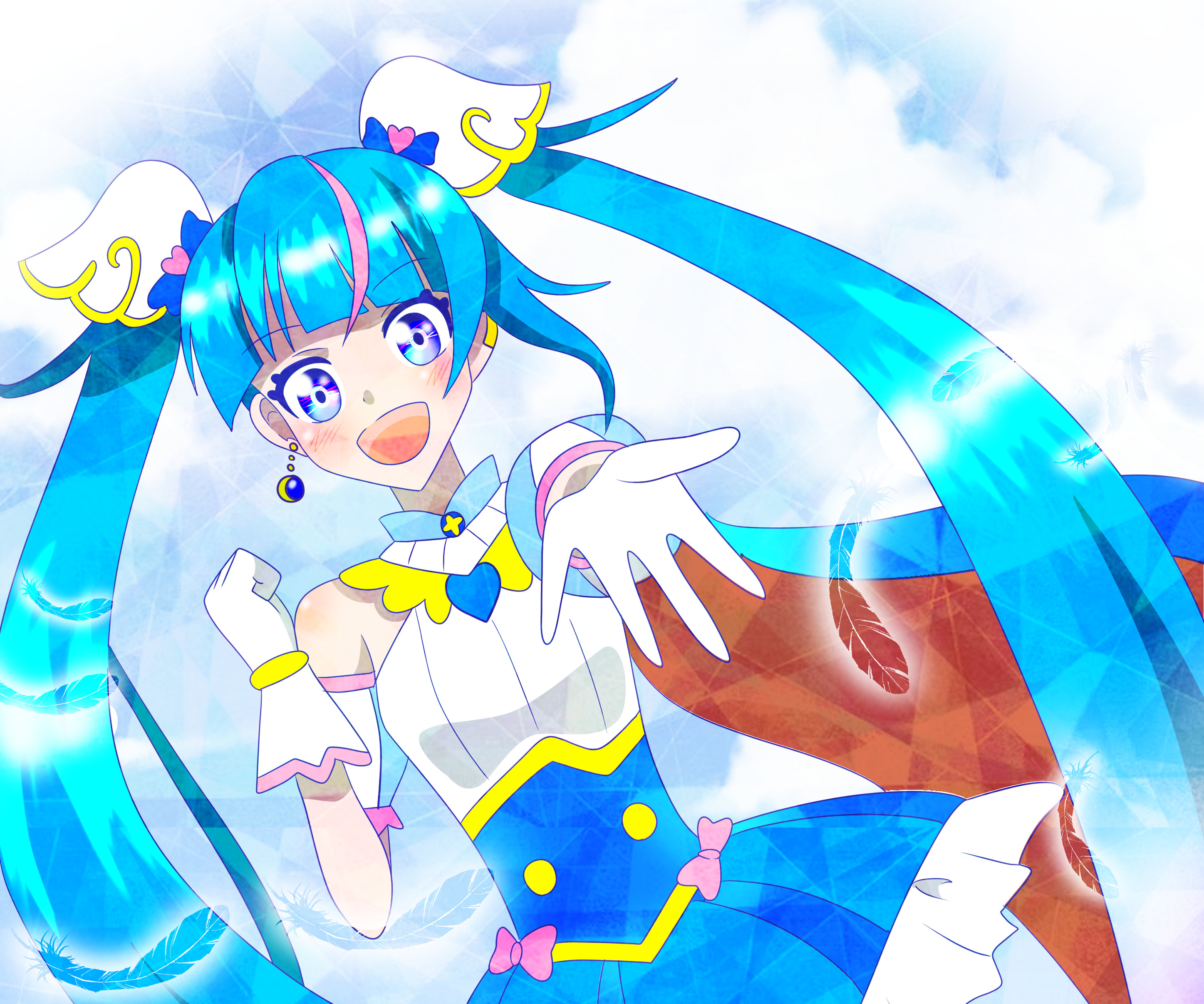 Clear sky pretty cure. Cure Sky.