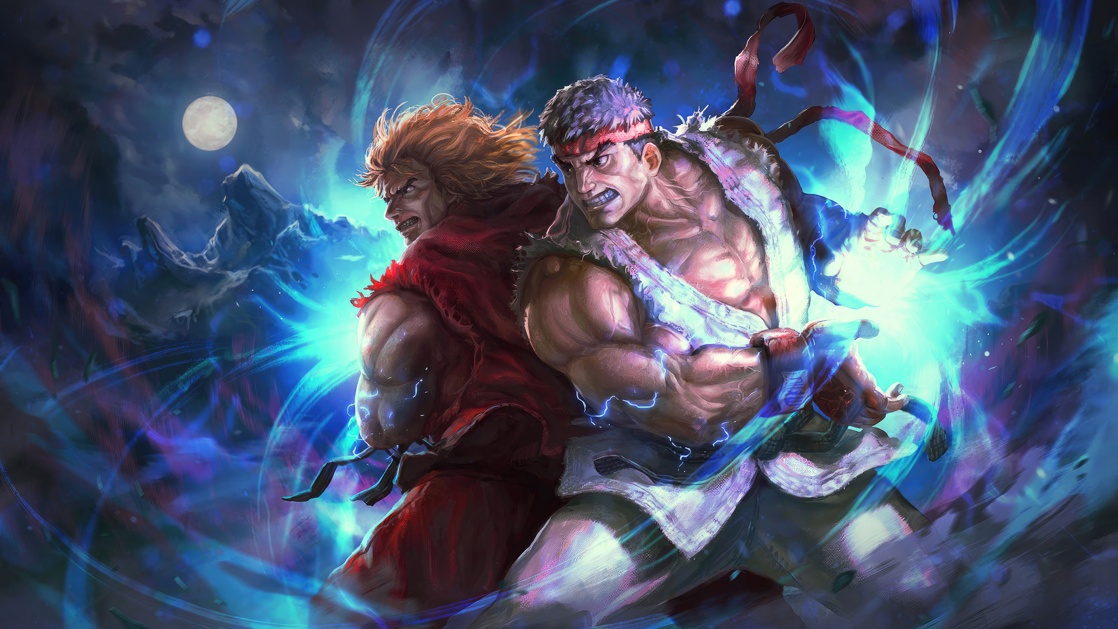 Download Ryu Vs Ken Street Fighter 4 Wallpaper