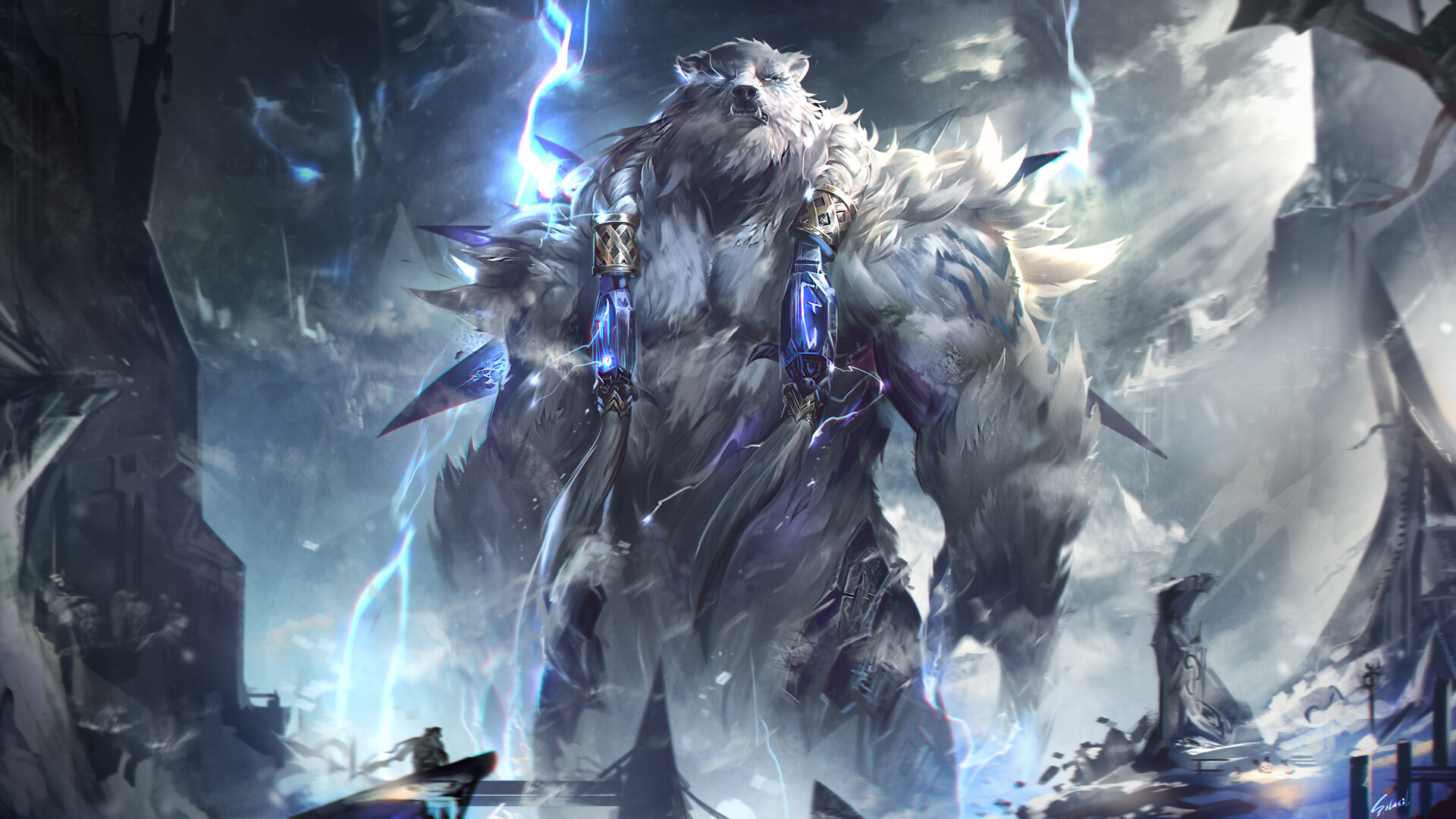 Thunder Lord Volibear Wallpaper - LeagueSplash