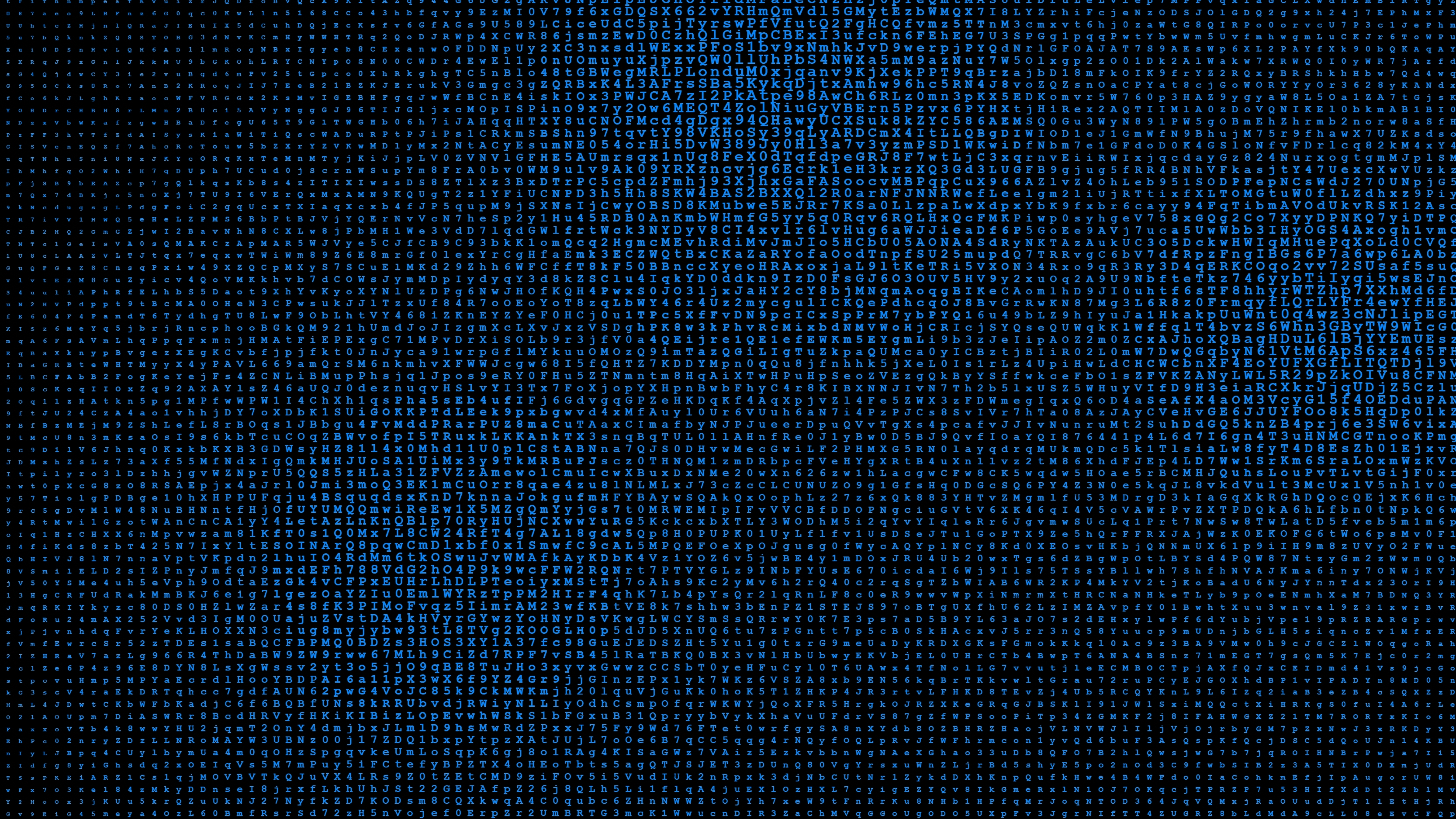 blue code wallpaper