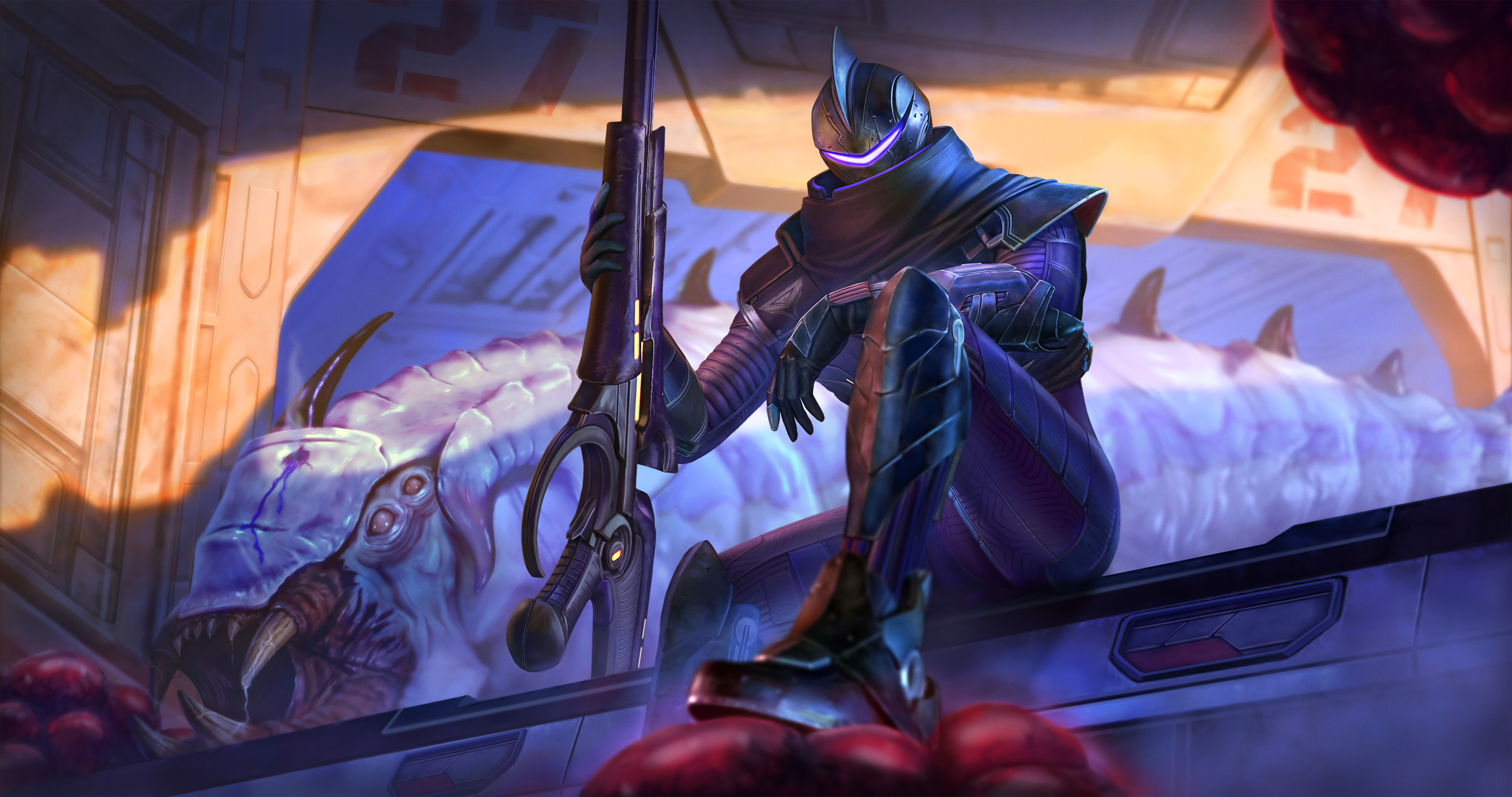 Sci Fi Warrior HD Wallpaper | Background Image