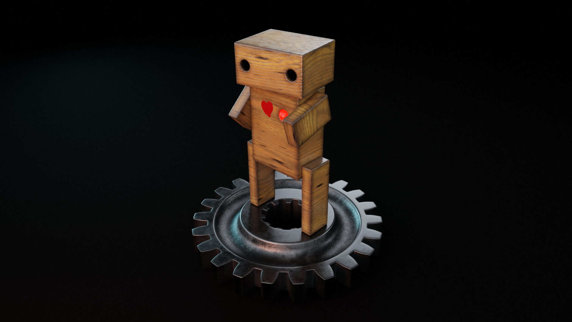 Wood Robot by erickfael