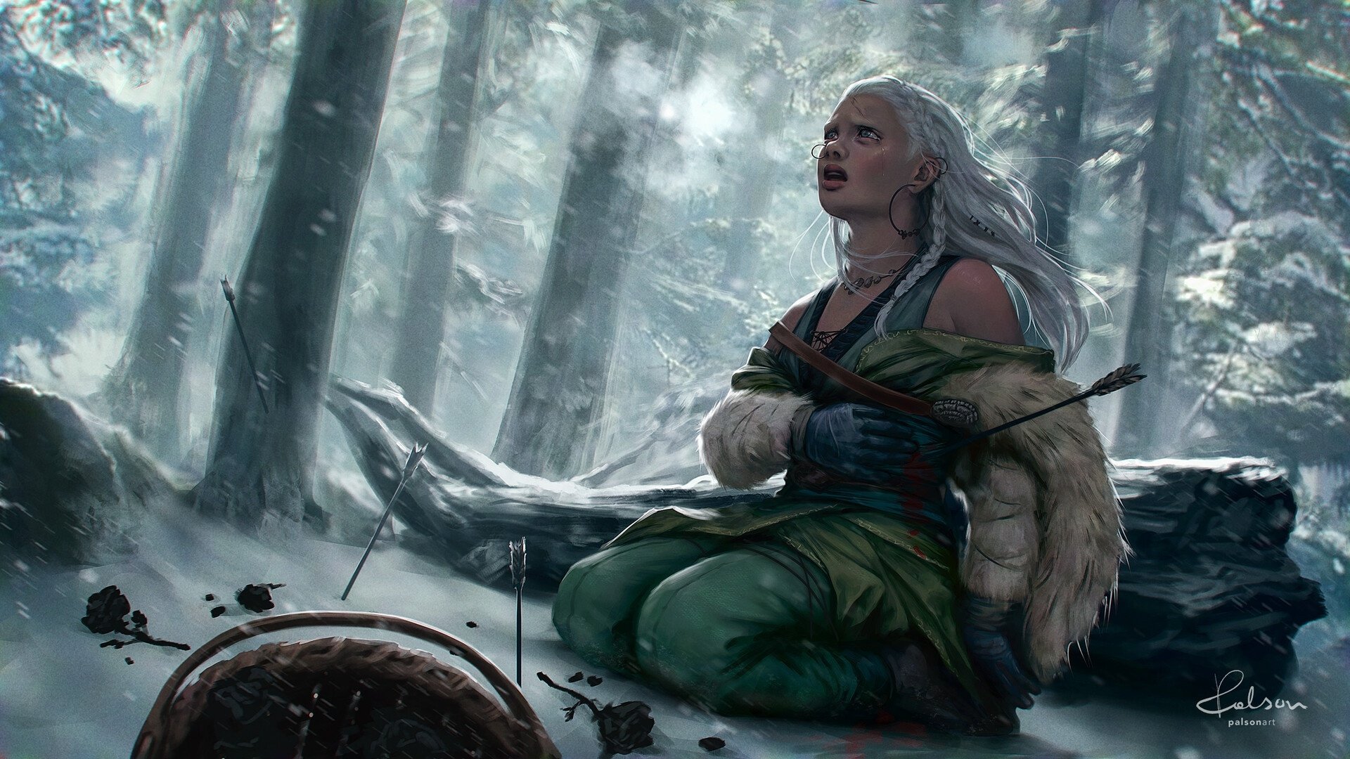 Download Fantasy Woman HD Wallpaper by Paulina Bochniak