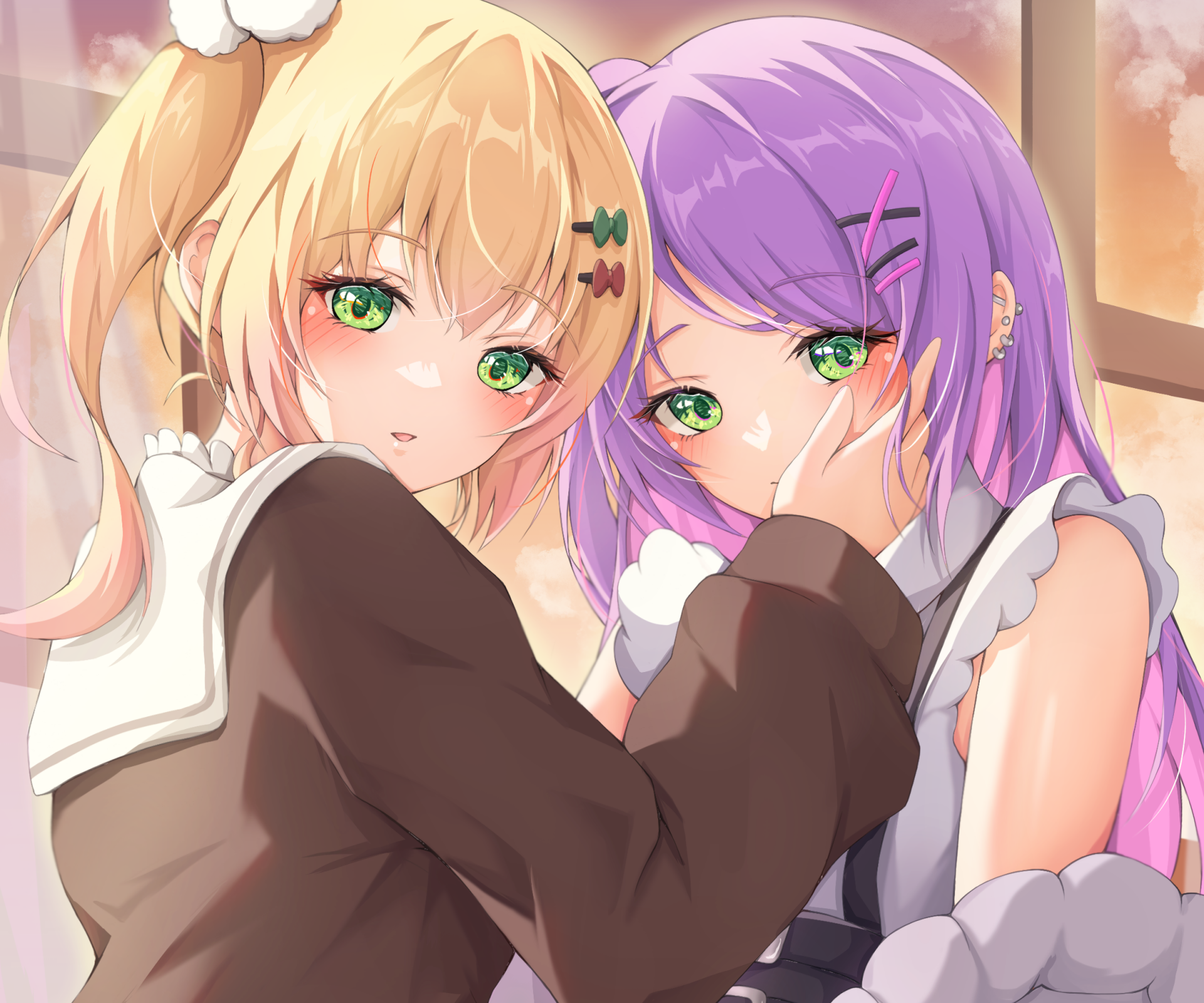 Download Hololive Tokoyami Towa Momosuzu Nene Anime Virtual Youtuber HD Wallpaper by Red*O