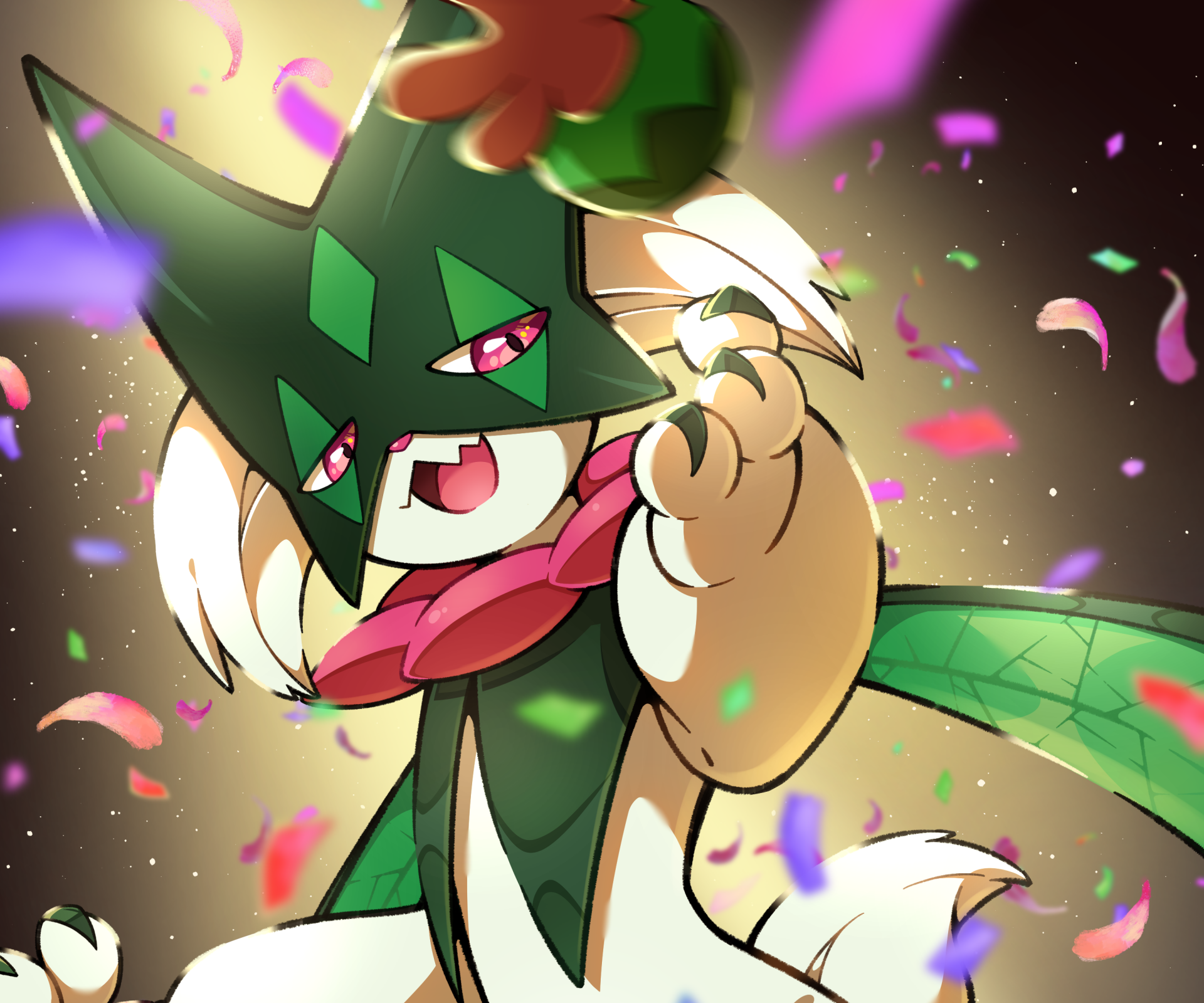 Meowscarada HD Wallpaper Pok mon Scarlet Violet Spotlight By 