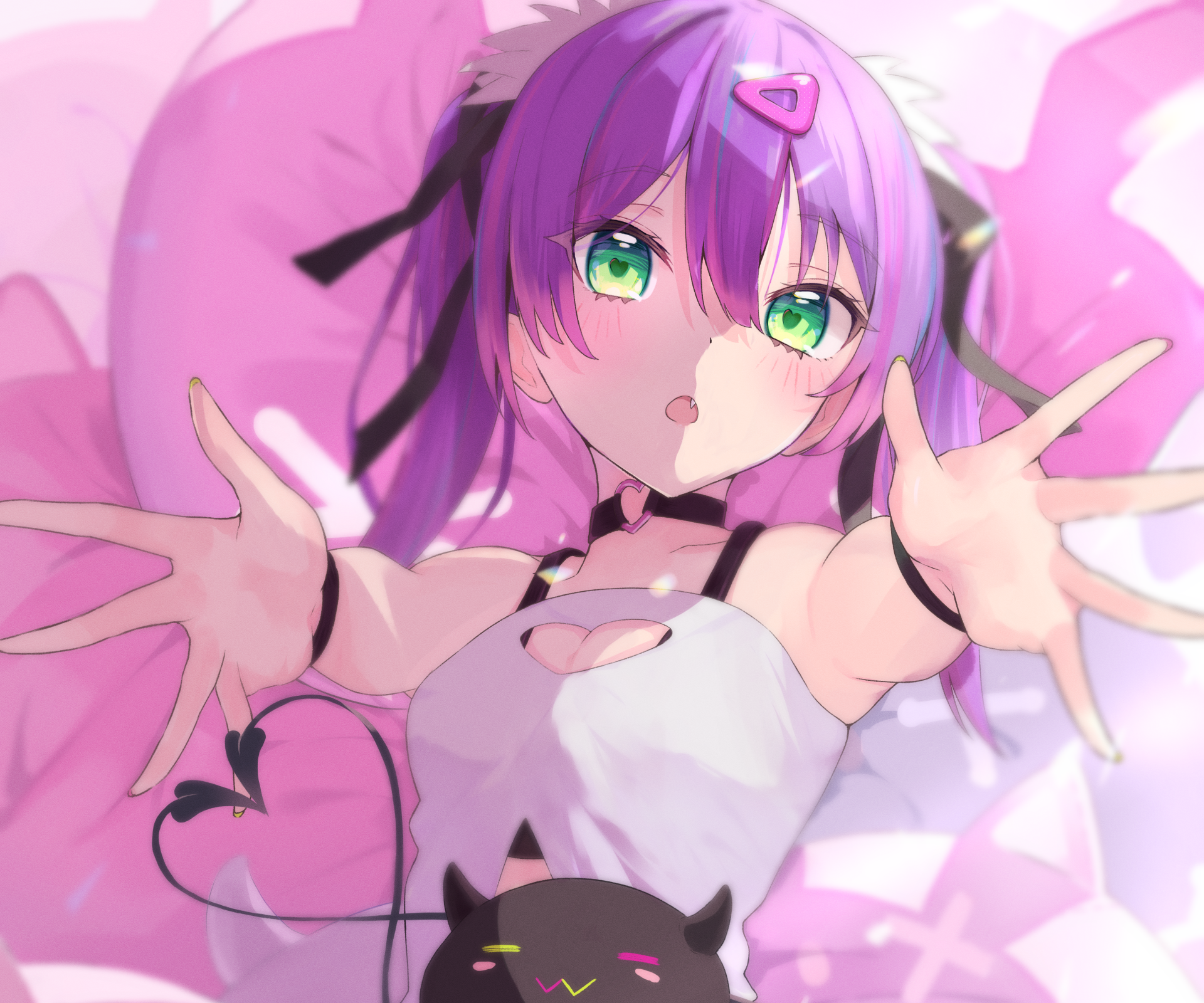 Download Hololive Tokoyami Towa Anime Virtual Youtuber 4k Ultra HD Wallpaper by Red*O