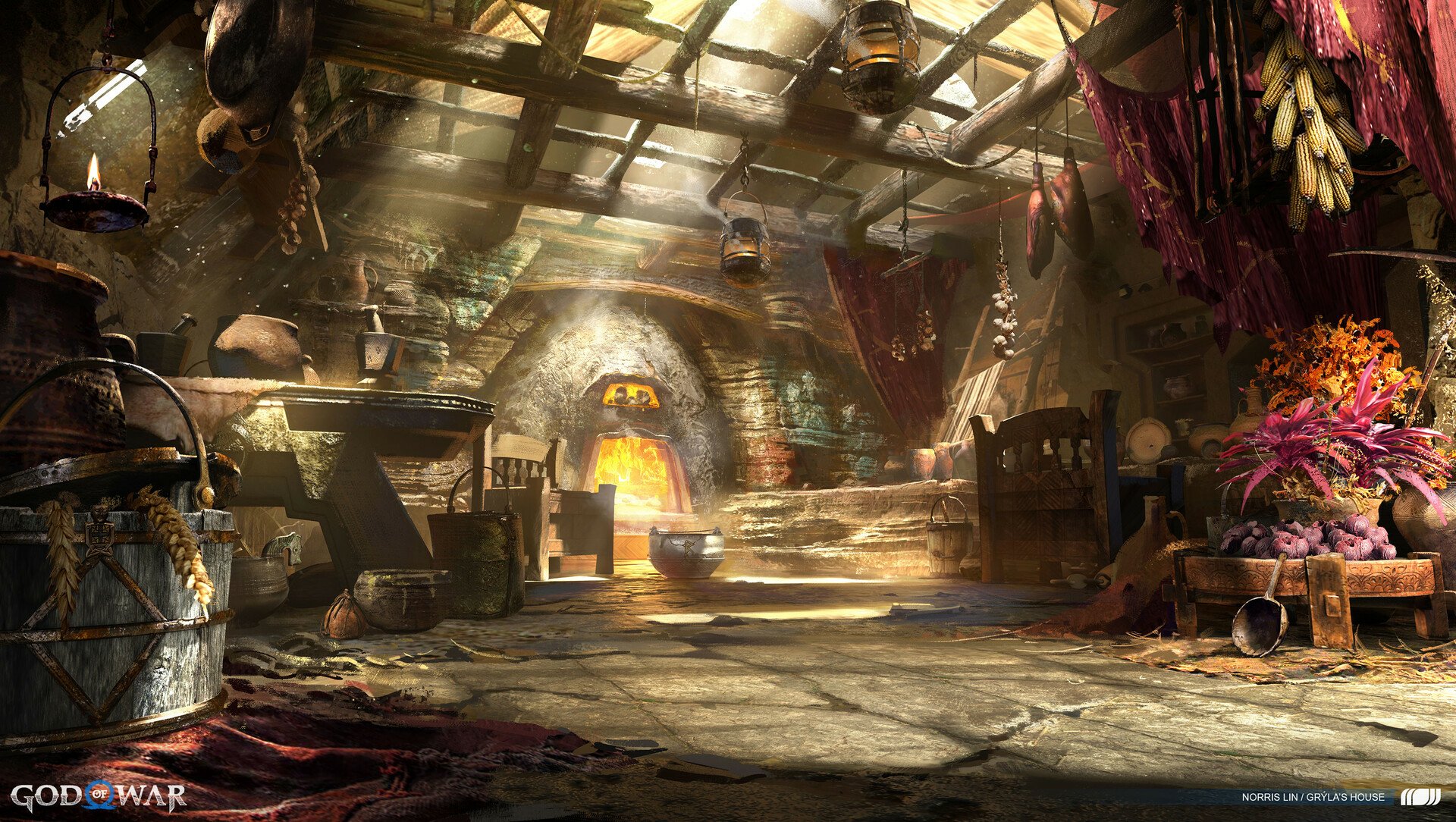 Download Video Game God Of War: Ragnarök HD Wallpaper by Norris Lin