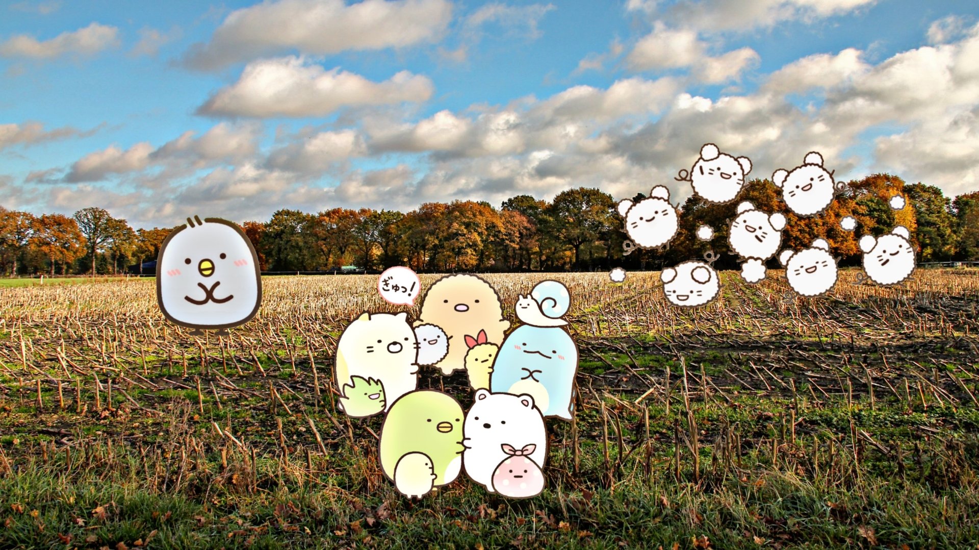 Download Anime Sumikko Gurashi HD Wallpaper