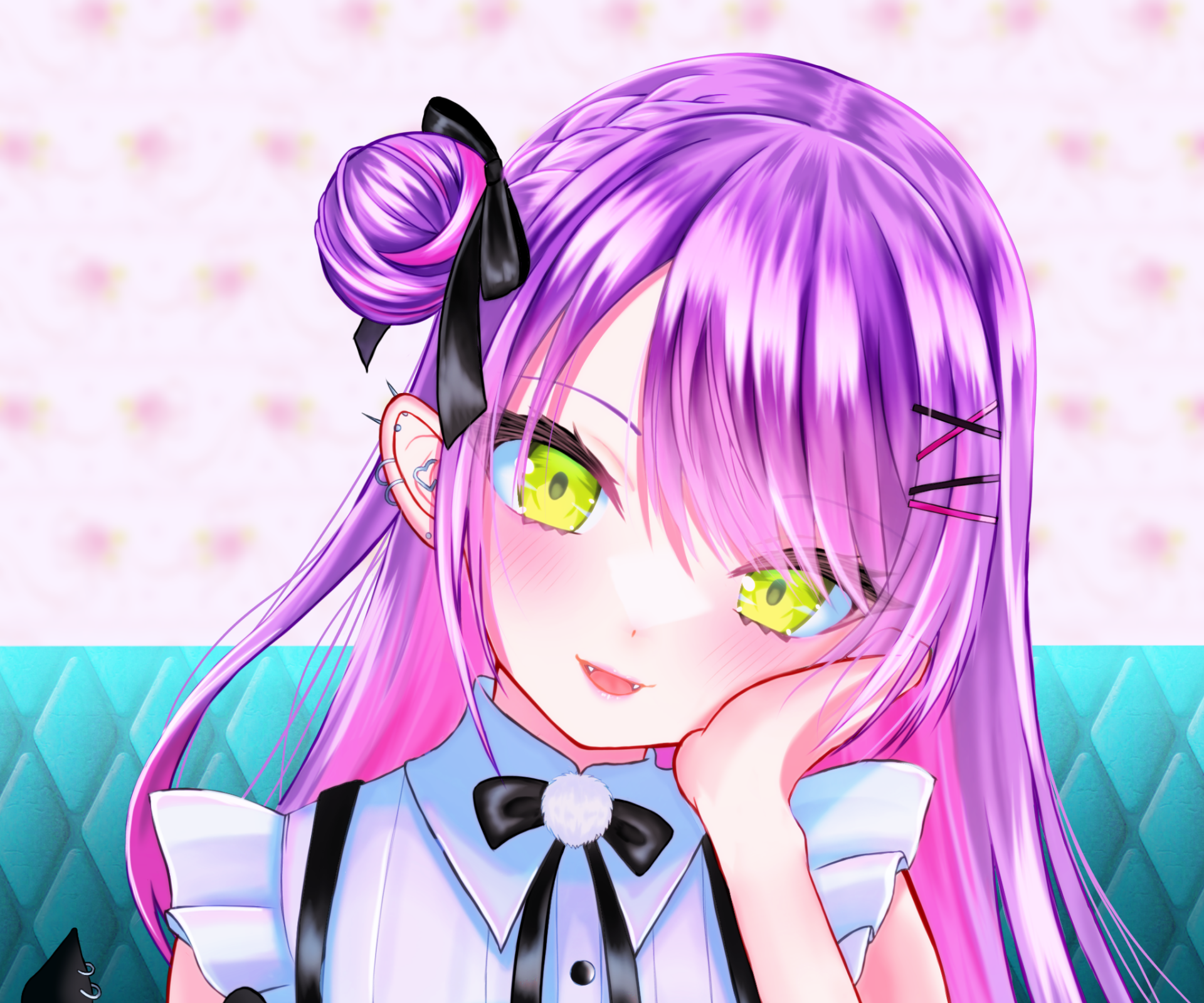 Download Hololive Tokoyami Towa Anime Virtual Youtuber HD Wallpaper by lily lily