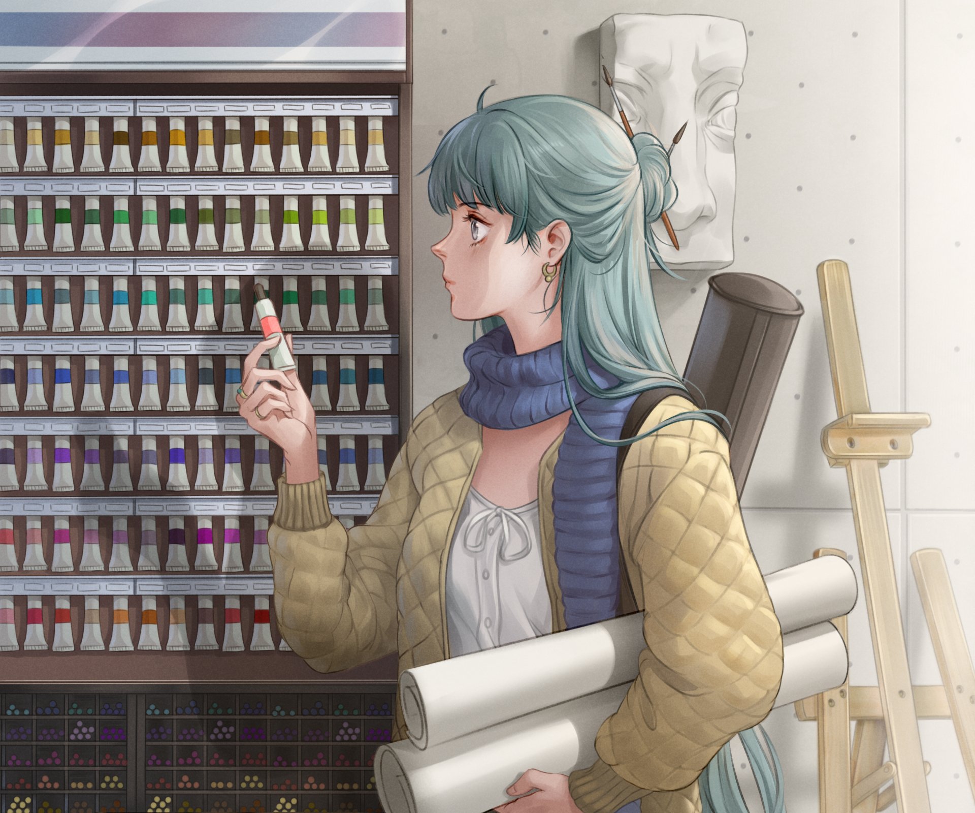 Download Anime Girl Anime Girl HD Wallpaper by Kotikomori