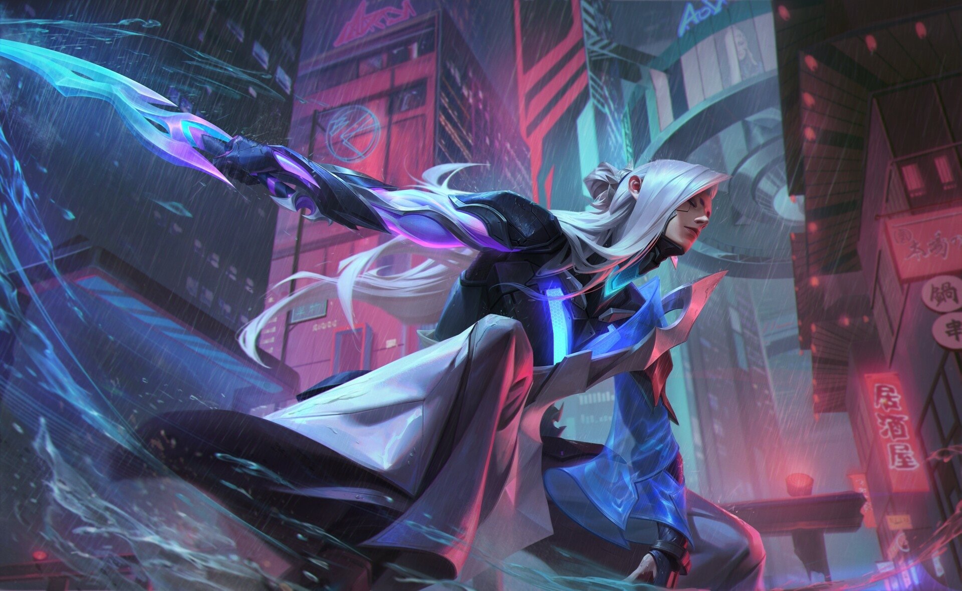 Download Fantasy Warrior Fantasy Warrior Yone (League Of Legends) HD Wallpaper by AIX雨