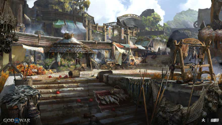 video game God of War: Ragnarök HD Desktop Wallpaper | Background Image