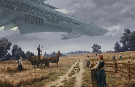 Sci Fi spaceship HD Desktop Wallpaper | Background Image